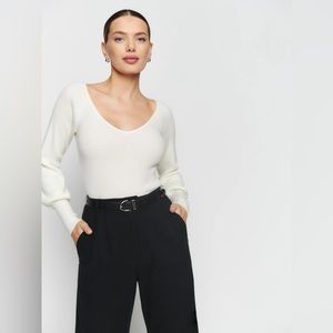 NWT Reformation Hart Cashmere sweater